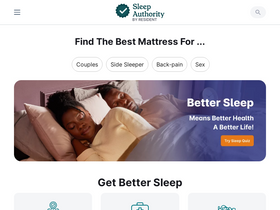 'sleepauthority.com' screenshot