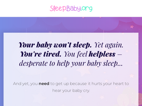 'sleepbaby.org' screenshot