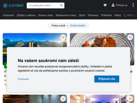 'slevomat.cz' screenshot