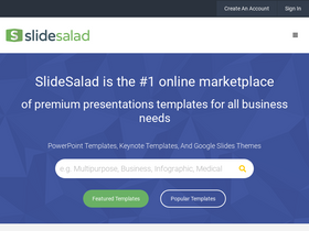 'slidesalad.com' screenshot