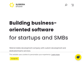 'sloboda-studio.com' screenshot