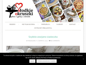 'slodkieokruszki.pl' screenshot