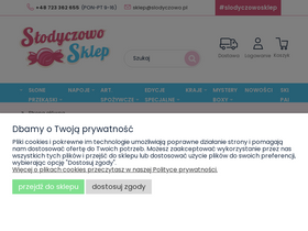 'slodyczowo.pl' screenshot