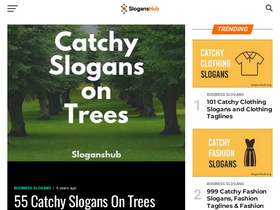 'sloganshub.org' screenshot