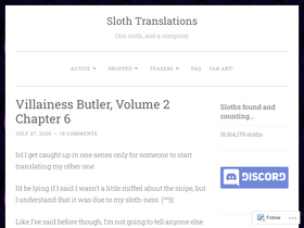 'slothtranslationsblog.com' screenshot
