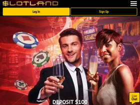 'slotland.eu' screenshot