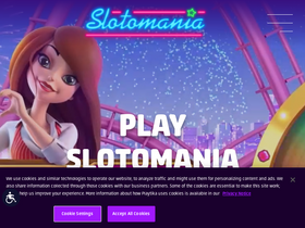 'slotomania.com' screenshot