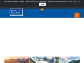 'slovakia.travel' screenshot