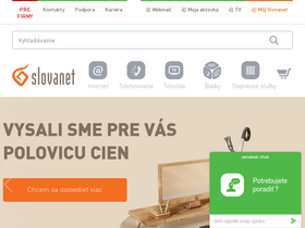 'slovanet.net' screenshot