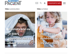 'slovenskypacient.sk' screenshot
