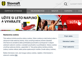 'slovnaft.sk' screenshot