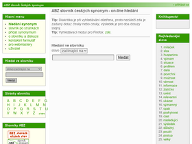 'slovnik-synonym.cz' screenshot