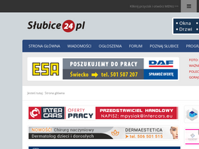 'slubice24.pl' screenshot
