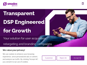 'smadex.com' screenshot