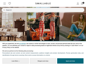 'smallable.com' screenshot