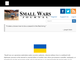'smallwarsjournal.com' screenshot