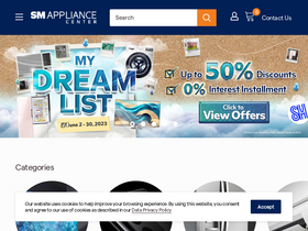 'smappliance.com' screenshot