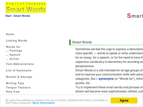 'smart-words.org' screenshot
