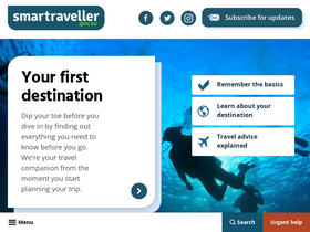 'smartraveller.gov.au' screenshot