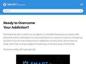 'smartrecovery.org' screenshot