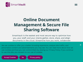 'smartvault.com' screenshot