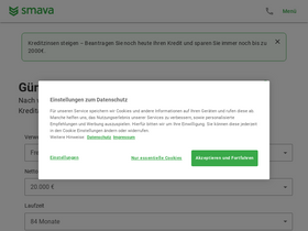 'smava.de' screenshot