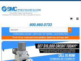 'smcpneumatics.com' screenshot