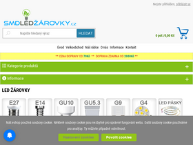 'smdledzarovky.cz' screenshot