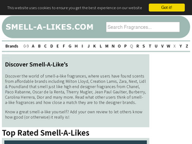 'smell-a-likes.com' screenshot