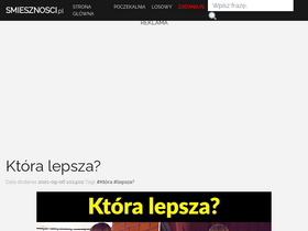 'smiesznosci.pl' screenshot