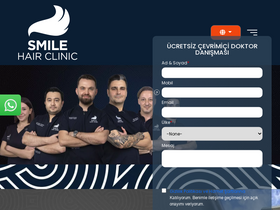 'smilehairclinic.com' screenshot