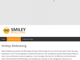 'smiley-bedeutung.de' screenshot
