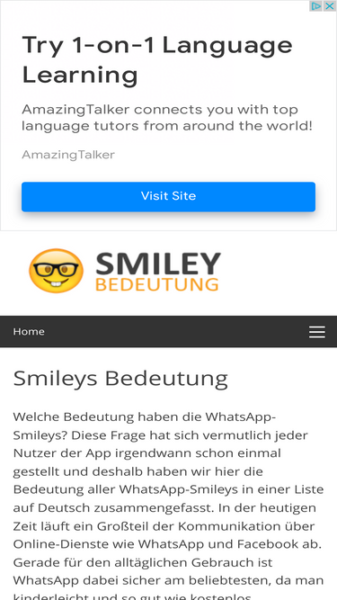 Smiley bedeutung 😊 Smileys