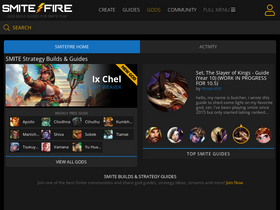 'smitefire.com' screenshot