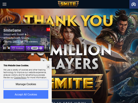 'smitegame.com' screenshot