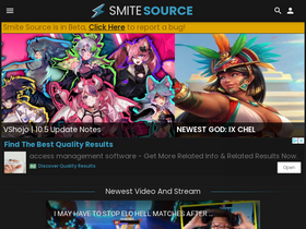 'smitesource.com' screenshot