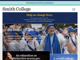 'smith.edu' screenshot