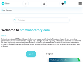 'smmlaboratory.com' screenshot