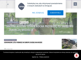 'smoglab.pl' screenshot