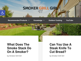 'smokergrillgirl.com' screenshot