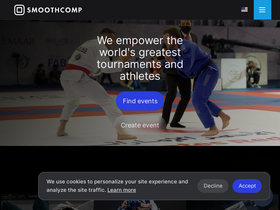 'smoothcomp.com' screenshot