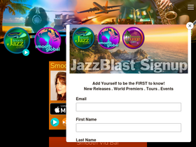 'smoothjazz.com' screenshot