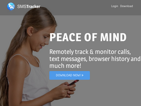 'smstracker.com' screenshot