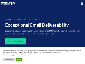 'smtp.com' screenshot