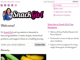 'snack-girl.com' screenshot