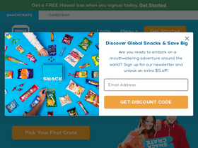 'snackcrate.com' screenshot