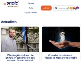 'snalc.fr' screenshot