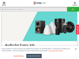 'snapav.com' screenshot