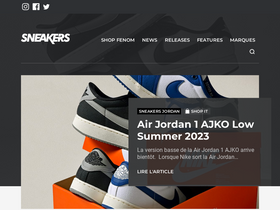 'sneakers.fr' screenshot