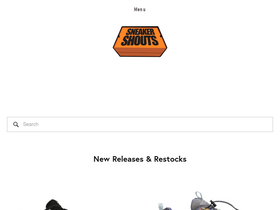 'sneakershouts.com' screenshot